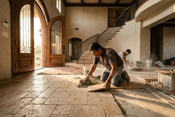 Tile & Stone Flooring project 2 by Zona Floors