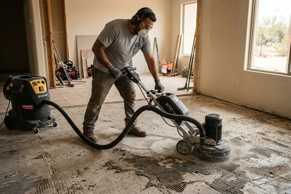 Uneven Floor Repair & Prep project 3 by Zona Floors