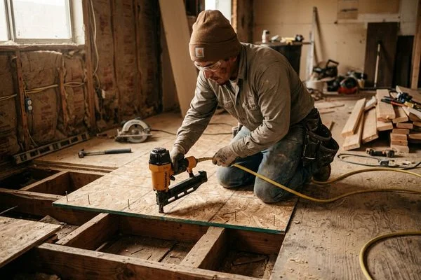 Uneven Floor Repair & Prep project 2 by Zona Floors