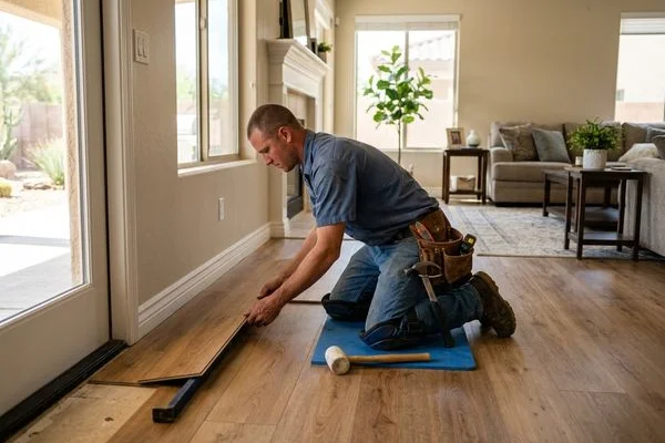 Flooring installation in Mesa, AZ