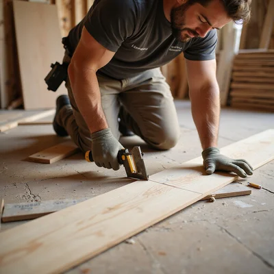 Labor-only flooring installation service